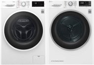 LG FW84J6TY0 + LG RC82EU2AV3Q - Washer Dryer Set