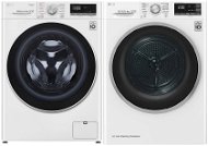 LG F4WT409AIDD + LG RC91U2AV3W - Washer Dryer Set