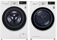 LG F4WV710P0E + LG RC91V9AV4Q - Washer Dryer Set