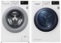 LG F48V3TW4W + LG RC80EU2AV4D - Washer Dryer Set
