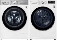 LG F610V10RW2W + LG RC91V9AV3Q - Washer Dryer Set