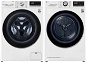 LG F4WV910P2E + LG RC91V9AV2W - Washer Dryer Set