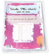 LINARTS "Back to School" Set - Mix of Sizes / 40mic, Transparent - Pack of 30 - Notebook Cover