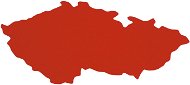 LINARTS A Cseh Köztársaság kontúrtérképe - Sablon