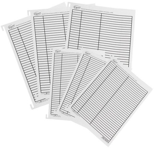 LINARTS Set doppelseitiger Schutzhüllen 3 × A4, 3 × A5, Kunststoff - Schablone - Hauptbild