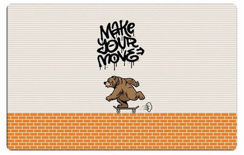 LINARTS Grizzly skate - Table mat - Main image