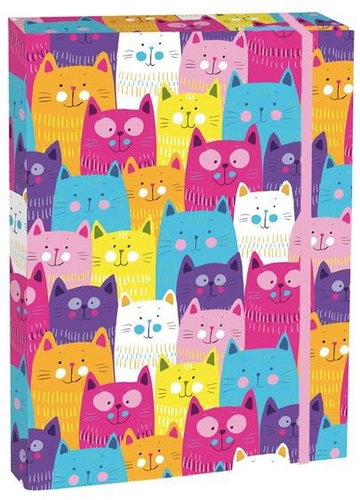 LINARTS s gumou Meow A4 - Desky na sešity - Main image