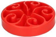 Eat Slow Live Longer Original zpomalovací, červená, 30 cm - Miska pro psy
