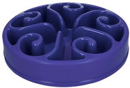Eat Slow Live Longer Original zpomalovací, modrá, 30 cm - Miska pro psy