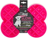 LickiMat SloDog Small lízací / zpomalovací, kost, růžová - Miska pro psy