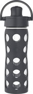 Lifefactory Glass bottle 475 ml ACTIV cap Carbon - Drinking Bottle