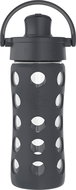 Lifefactory Glass bottle 350 ml ACTIV cap Carbon - Drinking Bottle