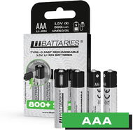  LIIBATTARIES Nabíjecí baterie tužková AAA - 500 mAh USB-C - Nabíjecí baterie