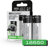 LIIBATTARIES Rechargeable battery 18650 - 2000 mAh USB-C - Rechargeable Battery