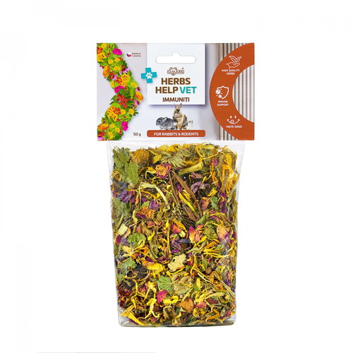 Limara Herbs Help Vet Herbal Blend Immunity 50 g - Dietary Supplement for Rodents - Main image