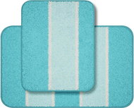 LineaDue Waymore set 2 pcs 50 × 80 cm + 50 × 40 cm, blue - Bath Mat