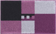 LineaDue Merkur Bathroom rug, berry, 60 × 90 cm - Bath Mat