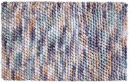 LineaDue Punto Bathroom mat, silver taupe, 60 × 100 cm - Bath Mat