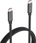 Datový kabel LINQ USB-C 3.2 Gen.2 Cable 100W/10Gbps 2 m - Space Grey - Datový kabel