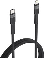 Dátový kábel LINQ USB-C to Lightning PRO Cable, Mfi Certified 2 m – Space Grey - Datový kabel