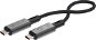 Dátový kábel LINQ USB4 PRO Cable 0,3 m – Space Grey - Datový kabel