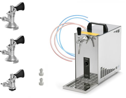 LINDR Set PYGMY 25/K Green Line new, bayonet, combi, flat barrel, connecting set 1 x drink - Draft Beer System - Main image
