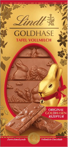 Lindt GOLD BUNNY milk chocolate 120 g - Chocolate - Main image