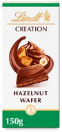 Lindt Creation Milk chocolate filled with hazelnut pieces and wafers 150 g - Chocolate