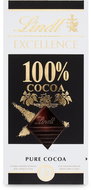 Lindt Excellence Extra dark chocolate 100% cocoa 50 g - Chocolate