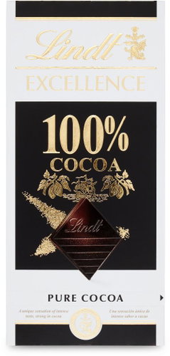 Lindt Excellence Extra dark chocolate 100% cocoa 50 g - Chocolate - Main image