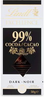 Lindt Excellence Extra dark chocolate 99% cocoa 50 g - Chocolate