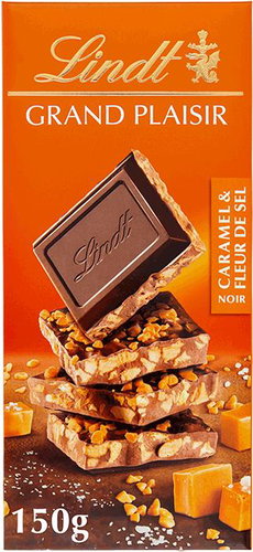 Lindt Grand Plaisir dark chocolate with caramel 150 g - Chocolate - Main image