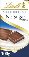 Lindt Milk chocolate without added sugar 100 g - Chocolate