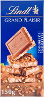 Lindt Milk chocolate Grand Plaisir with double portion of hazelnuts 150 g - Chocolate