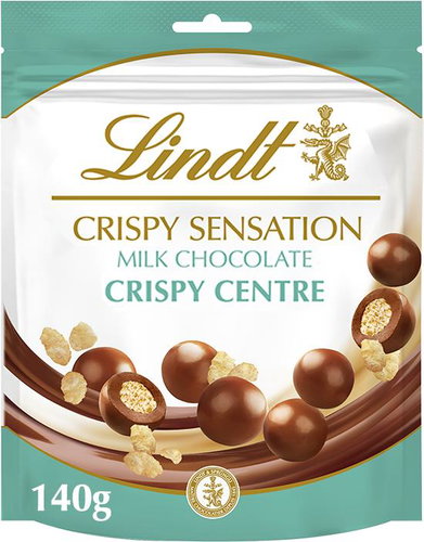 Lindt Sensation Milk chocolate with crisps 140 g - Sweets - Main image