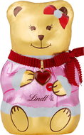 Lindt Golden Teddy Bear (boy & girl) in coat, milk chocolate 100 g - Chocolate