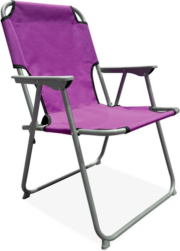 Linder Exclusiv PO2600L Folding chair, purple - Garden Chair - Main image
