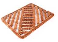 Linder Exclusiv Coconut mat with metal frame 60 × 40 cm - Doormat