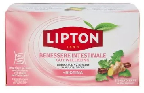 Lipton Gut Health Biotin 17 × 1.9g - Tea - Main image
