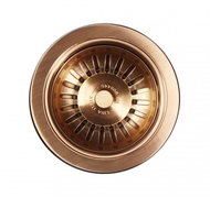 Lira Outlet incl. overflow Bronze satin - Sink Waste Outlet