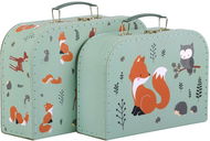 A Little Lovely Company Friends from the forest, set of 2 - Bőrönd