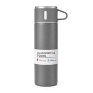 Livefy termoska s hrnkem Vello 500 ml, šedá - Thermos