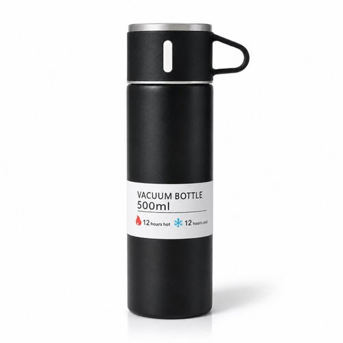 Livefy termoska s hrnkem Vello 500 ml, černá - Thermos - Main image