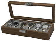 Livefy Watchy Watch Organizer 6 pcs, brown - Watch Box