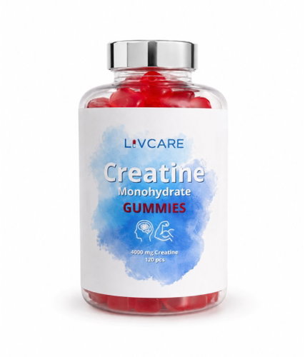 Livcare Creatine Monohydrate 4000 mg Gummies - Dietary Supplement - Main image