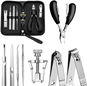 Livefy Nail Nippers 8 ks, černá - Sada na manikúru