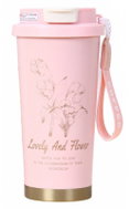 Livefy Lovely Flower 550 ml, růžový - Thermal Mug