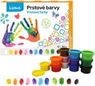 LUMA 12 colours x 30 ml - Fingerpaints