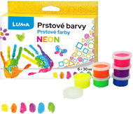 LUMA neon, 6 colours x 30 ml - Fingerpaints