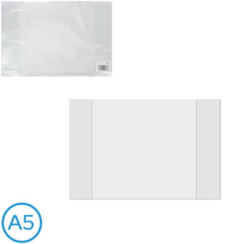 LUMA A5, 130 micron, glossy, clear - pack of 10 - Notebook Cover - Main image